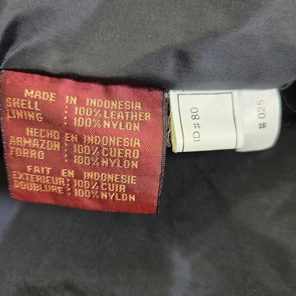 G III Global Identity Womens Vintage 90s Black Leather Trench Coat Size Medium - Picture 9 of 12